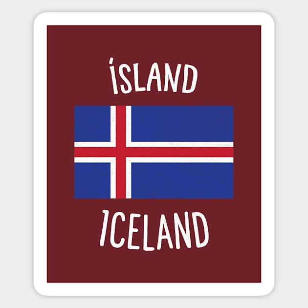 Iceland Flag Sticker by phenomad